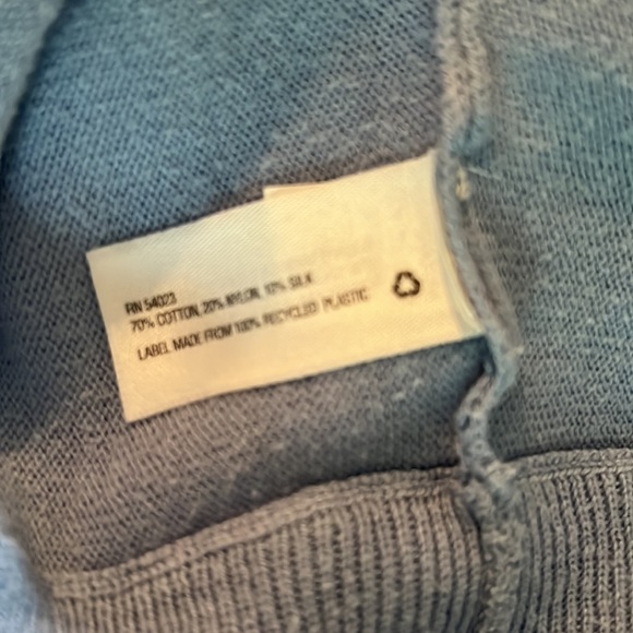 Gap Periwinkle Drop Shoulder Lightweight Sweater - Picture 12 of 13